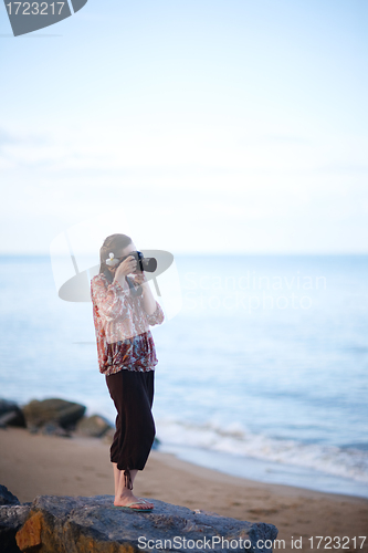 Image of Female photographer