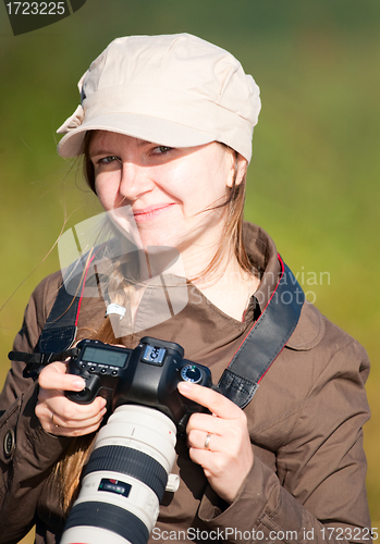 Image of Female photographer