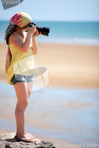 Image of Female photographer