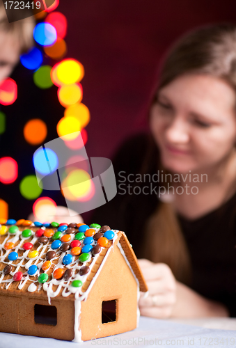 Image of Gingerbread house decoration