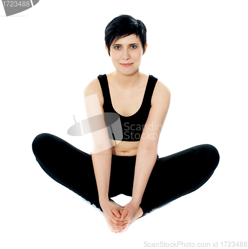 Image of Flexible yoga woman