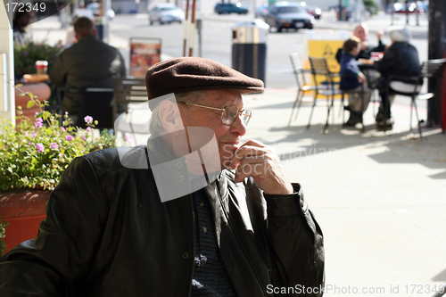 Image of Senior man outdoor
