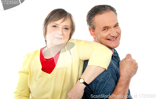 Image of Happy senior couple in love