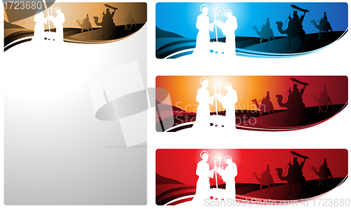 Image of Nativity banners and letter