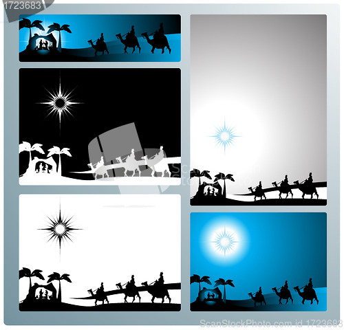 Image of Nativity banners and letter