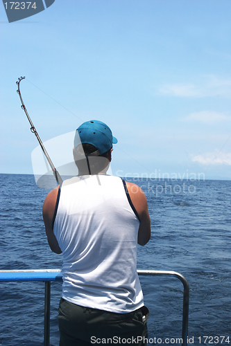 Image of Man fishing