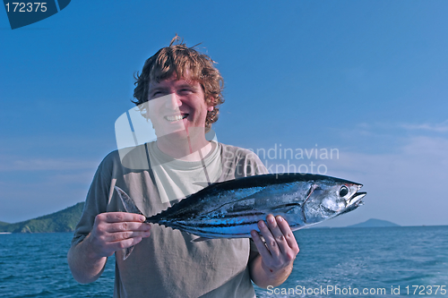 Image of Man with a fish