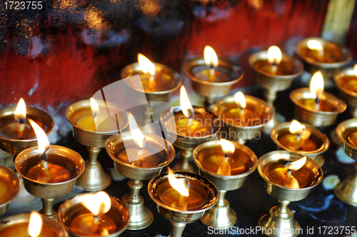 Image of Yak butter lamps