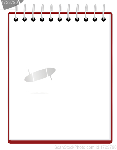 Image of blank notepad 