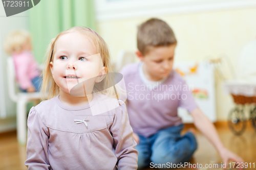 Image of Two kids at home