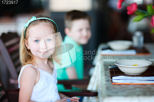 Image of Adorable little girl portrait