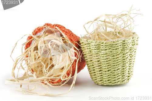 Image of Two little flower pots