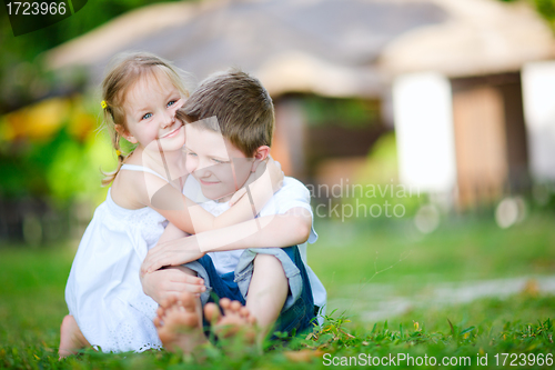 Image of Adorable happy kids