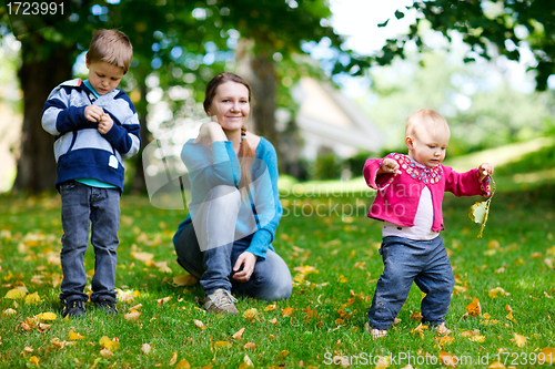 Image of Family outdoors