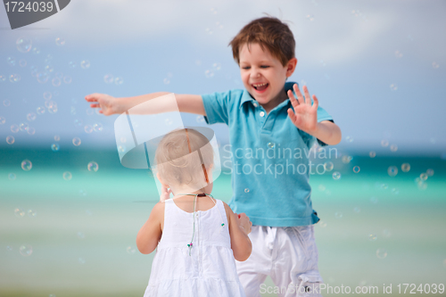 Image of Two happy kids