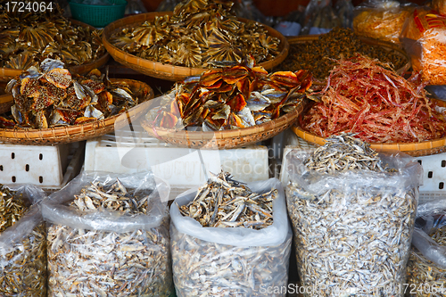 Image of Dried fish snack.