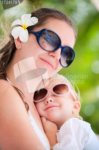 Image of Mother and daughter portrait