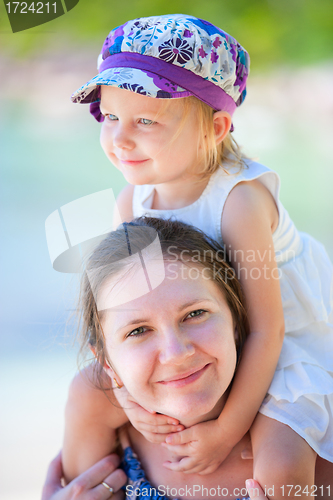 Image of Mother and daughter portrait
