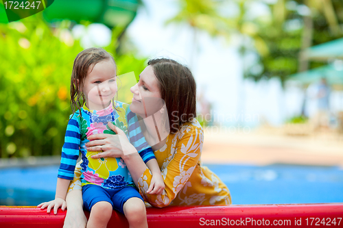 Image of Portrait of mother and daughter