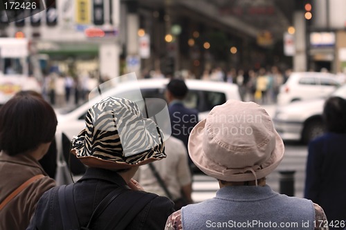 Image of Japanese senior girlfriends