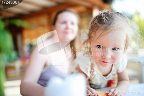Image of Little girl casual portrait