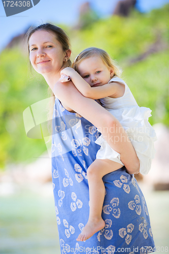 Image of Mother and daughter portrait