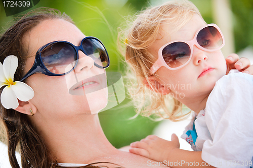 Image of Mother and daughter portrait