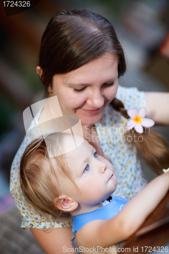 Image of Mother and daughter portrait