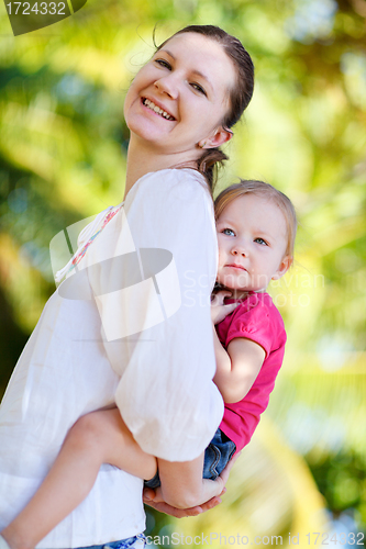 Image of Mother and daughter portrait