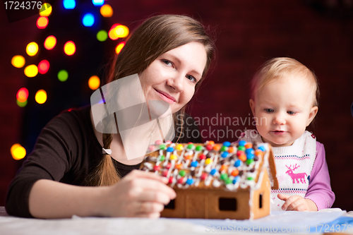 Image of Gingerbread house decoration