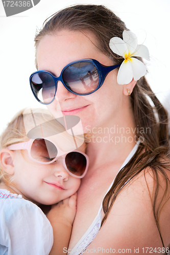 Image of Mother and daughter portrait