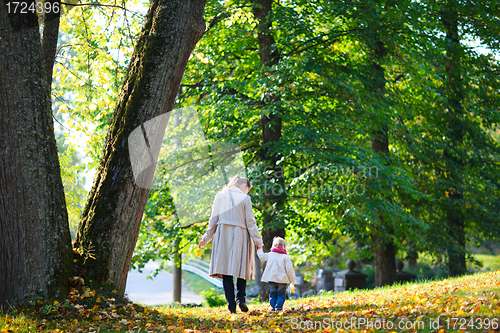 Image of Autumn day in park