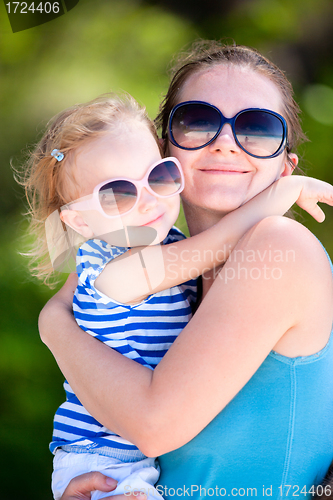 Image of Mother and daughter portrait