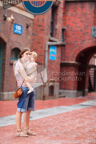 Image of Family outdoors