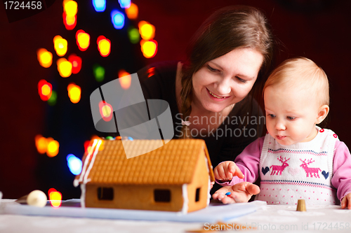 Image of Gingerbread house decoration