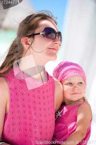 Image of Mother and daughter portrait