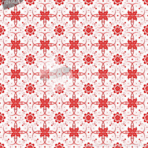 Image of Seamless Floral Pattern