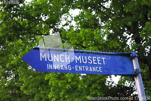 Image of Munch Museum sign