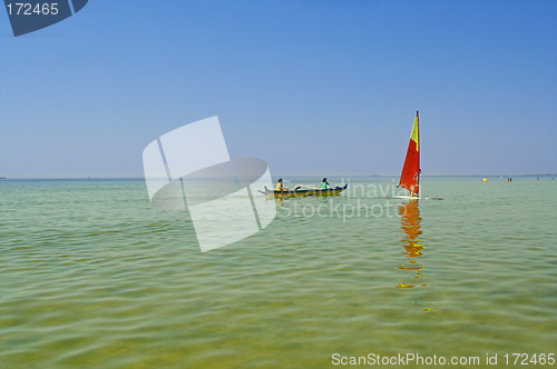 Image of pirogue on water