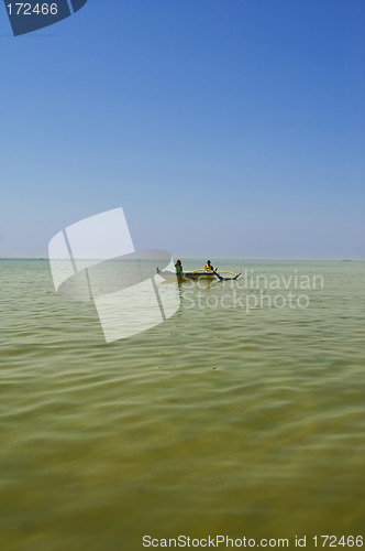 Image of pirogue on water