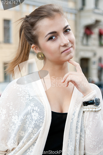 Image of portrait of a beautiful girl