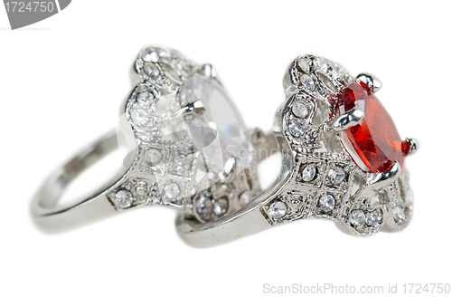 Image of Two rings with stones
