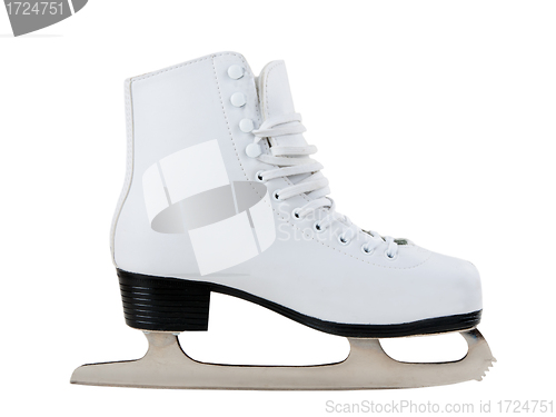 Image of White skates for figure skating