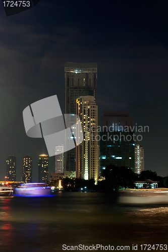 Image of View of the Bangkok night