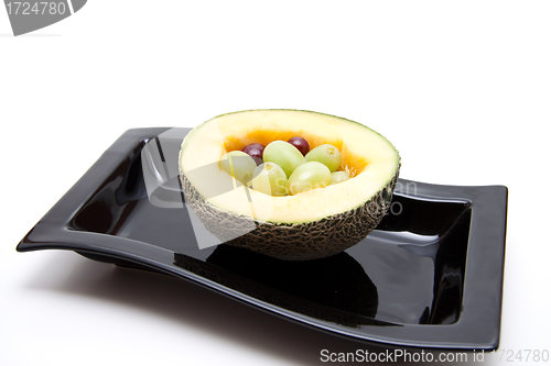 Image of Melon with grapes