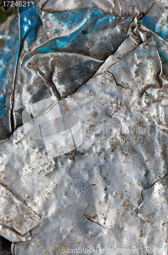 Image of old crumpled metal