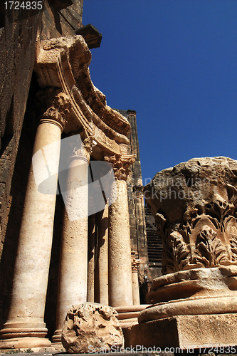 Image of Ancient Roman time theater Relics in Syria