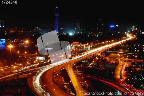 Image of Night scenes of Cairo, Egypt