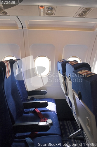 Image of airplane interior