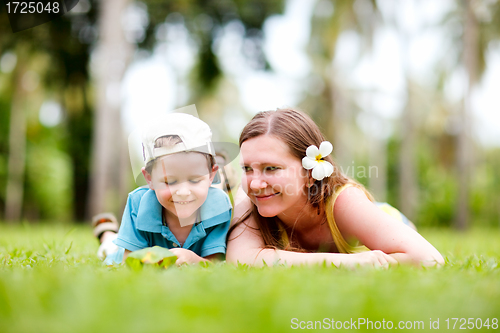 Image of Family fun outdoors